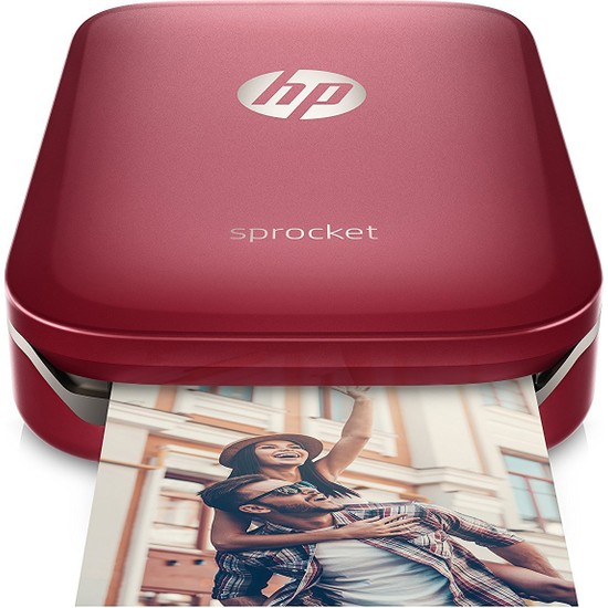 HP Sprocket Kırmızı Fotoğraf Yazıcı Z3Z93A