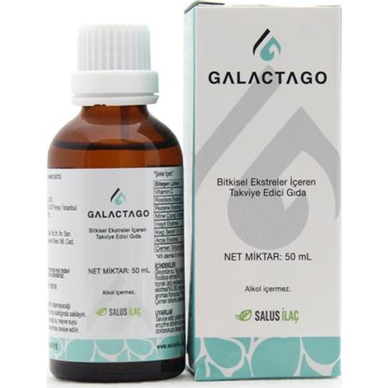 Galactago Emziren Anneler İçin Bitkisel Damla 50 Ml Fiyatı