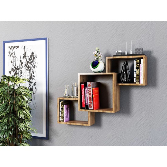 Puzzle Desıgn Silver Ceviz Duvar Rafı Fiyatı Taksit Seçenekleri Puzzle Desıgn Silver Ceviz Duvar Rafı Fiyatı Taksit Seçenekleri