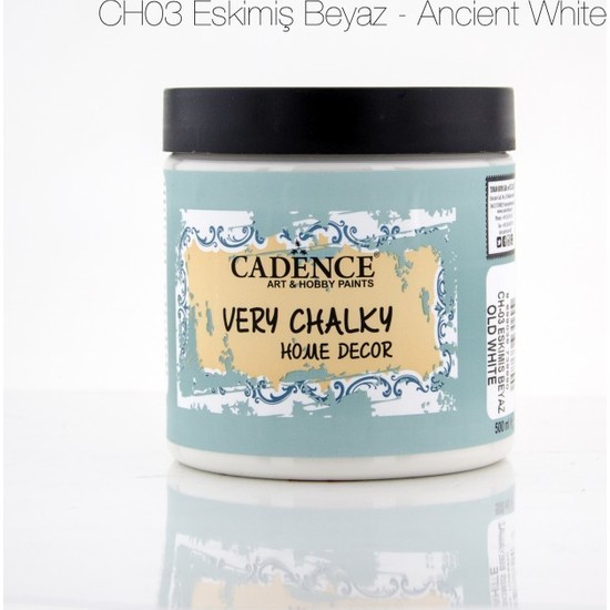 Cadence Eskimiş Beyaz Very Chalky Mobilya Boya 500 ml Fiyatı