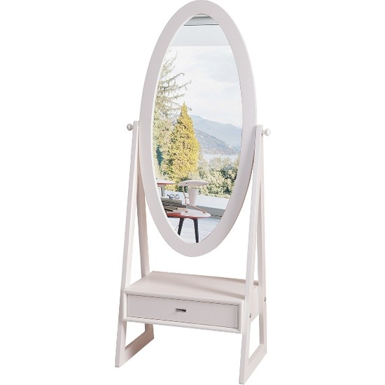 Mobilya Şöleni Eliçe Beyaz Boy Aynası Fiyatı Taksit Seçenekleri