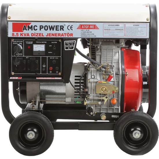 Amc Power 8,5 KVA Dizel Jeneratör 220 Volt