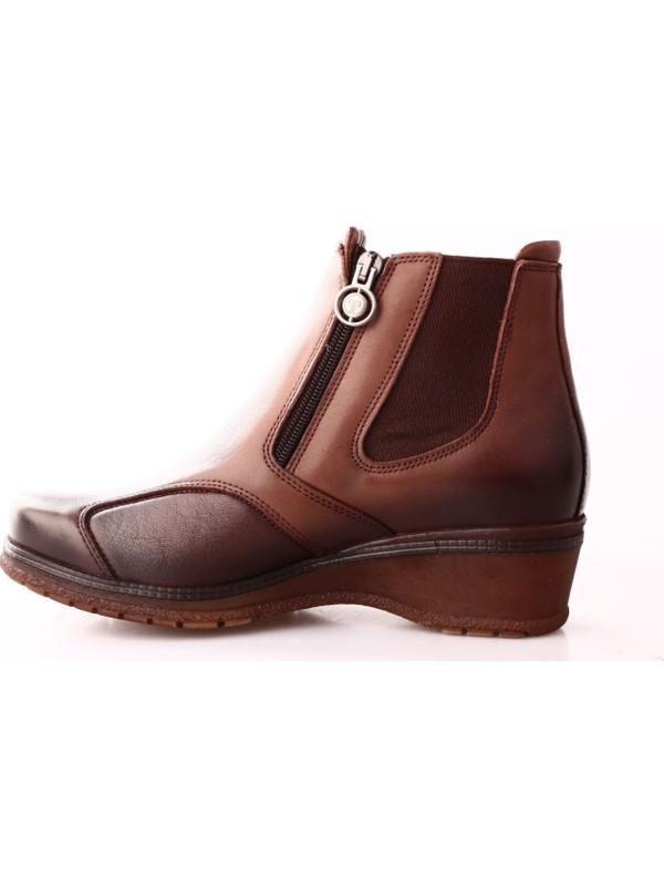 Forelli 25652 Kadın Kahve Deri Halluks Comfort Bot Fiyatı