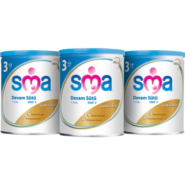 SMA 3 Gold Devam Sütü 3�lü 900 gr Fiyatları, Özellikleri ve Yorumları