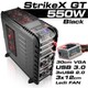 Aerocool Strike-X GT Kırmızı LED'li Çift Fanlı, 550W Güç Kaynaklı Full Siyah Mid Tower Kasa(AE-STRIKEX-GT-550)