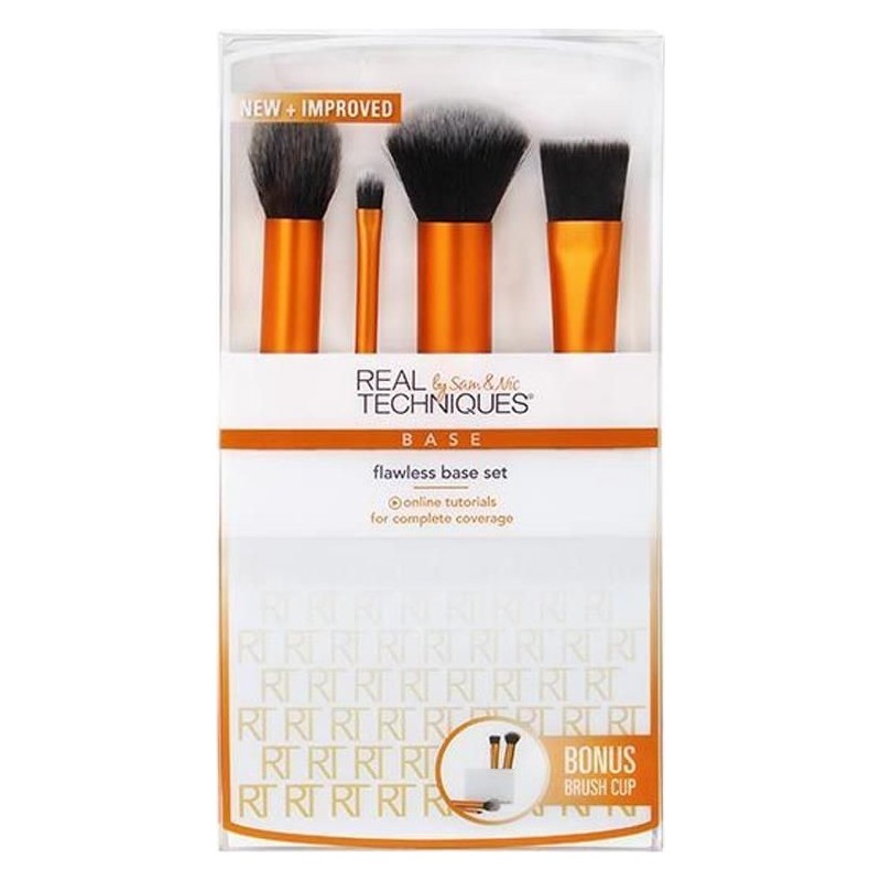 Real Techniques Flawless Base - Ten Makyajı Fırça Seti
