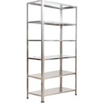 Galvanizraf 6 Katlı Galvaniz Çelik Raf Arşiv Rafı Depo Rafı Kiler Rafı 31X60X200