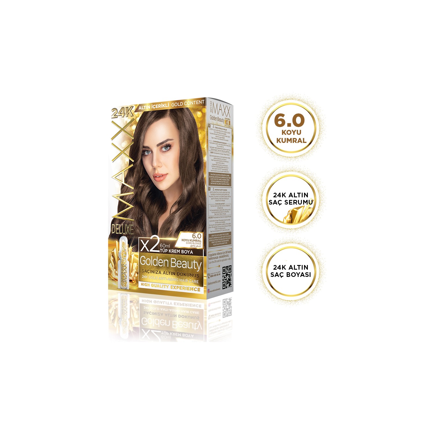 Maxx Deluxe Golden Beauty 6 0 Koyu Kumral Set Boya Fiyati