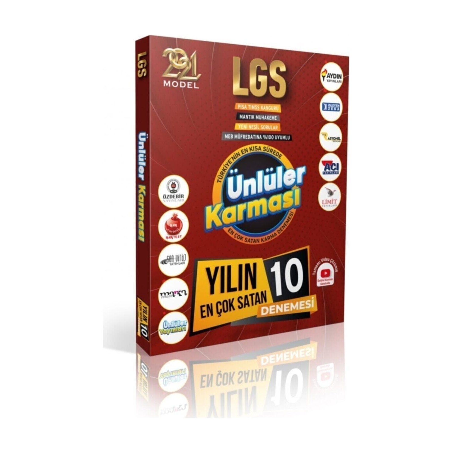 Unluler Karmasi 8 Sinif 10 Deneme 10 Yayin Kitabi Ve Fiyati