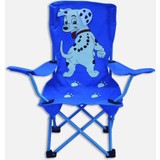 Nettekaçmaz Katlanır Çocuk Kamp Sandalyesi Koltuğu Köpek Desenli