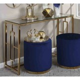 Gold Metal Gress Dresuar,Luxury Tasarım Metal Ayak Ve Ahşap Tabla