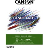 Canson Graduate A3 160GR 30SY Çizim Sketch Defter Dessin