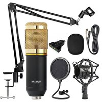 Zerx BM800 Profesyonel Stüdyo Youtuber Kayıt Mikrofonu Full Set