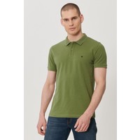 WRANGLER Erkek Yeşil Regular Fit Polo Yaka T-Shirt