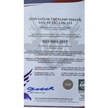 Atos 150 Adet Siyah Renkli Meltblown Yumuşak Lastikli Burun Telli 3 Katlı C. Maske