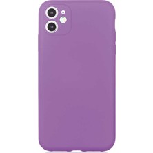 Kılıf Merkezi Apple iPhone 11 Içi Kadife Lansman Kılıf Mara Silikon,mor