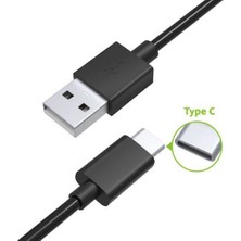 Omars USB Type-C 3A Hızlı Şarj ve Data Kablosu Siyah 1 mt