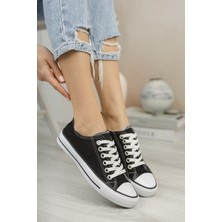 Riccon Siyah Beyaz Unisex Sneaker 0012101
