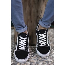 Riccon Siyah Beyaz Unisex Sneaker 0012151