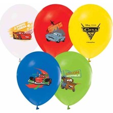 Partipan Çift Taraflı Cars Baskılı Balon
