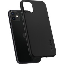 Spigen Apple iPhone 11 Kılıf Thin Fit Pro Black - ACS02041