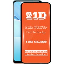 Kzy Xiaomi Mi 10T Lite Tam Kaplayan 21D Temperli Ekran Koruyucu Cam
