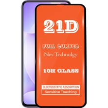 Kzy Xiaomi Redmi K30 Tam Kaplayan 21D Temperli Ekran Koruyucu Cam