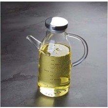 Acar Cam Yağdanlık Sirkelik Vakumlu Metal Kapak 550ML(AC-9272)