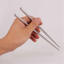 Tohana Metal Chopstick 5'li Paslanmaz Çelik Çin Çubuğu