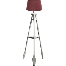 Ağaç Ustası Remi 3 Ayaklı Tripod Lambader Beyaz Ahşap Köşe Lambası Abajur
