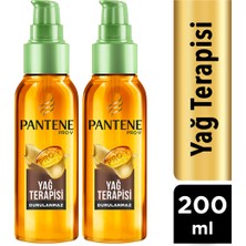 Pantene Doğal Saç Bakım Serumu Argan Yağ Elixir  2X100 ml