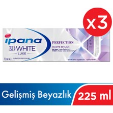 İpana 3D White Luxe Perfection Diş Macunu 225 ml ( 75ML x 3 )