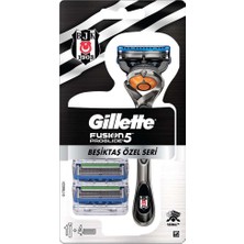 Gillette Fusion Proglide Makine + 3'lü Yedek Bıçak Beşiktaş Özel Seri