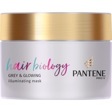 Pantene Hair Biology Renk Canlandırıcı ve Parlaklaştırıcı Maske Sarı Saçlar İçin Mor Şampuan Sonrası 160ML
