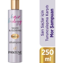 Pantene Hair Biology Turunculaşma Karşıtı Silver/ Mor Şampuan Sarı Saçlar İçin 250ML