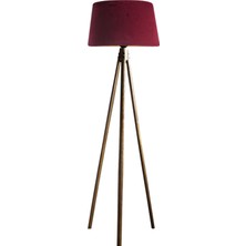 Ağaç Ustası Oval 3 Ayak Tripod Lambader Abajur Avize Aydınlatma Ahşap Naturel Ağaç Country Dekor Lamba Aplik Masif Doğal