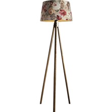 Ağaç Ustası Oval 3 Ayak Tripod Lambader Abajur Avize Aydınlatma Ahşap Naturel Ağaç Country Dekor Lamba Aplik Masif Doğal