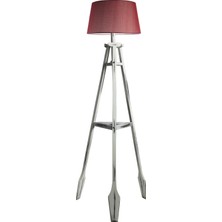 Ağaç Ustası Remi Tripod Lambader Abajur Avize Aydınlatma Ahşap Beyaz Eskitme Ağaç Country Dekor Lamba Aplik Masif Doğal