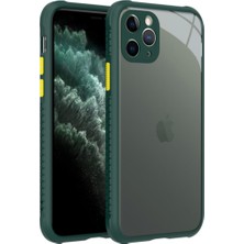 Case World Apple iPhone 11 Pro Kılıf Kamera ve Köşe Korumalı Aircolor Kapak - Yeşil