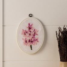 Esta Rosa Etamin Goblen Set 23x18 Cm