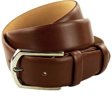 Emnana Klasik Dikişsiz Dana Derisi Kemer - Taba