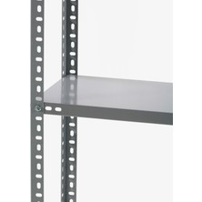 GalvanizRaf 6 Katlı  Galvaniz Çelik Depo Arşiv Kiler Rafı 31x93x200