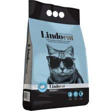 LindoCat Sabun Kokulu İnce Taneli Kedi Kumu 5 Lt Topaklaşan Özelliği ile Hijyenik Temizlik