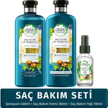 Herbal Essence Argan Yağı Onarıcı Sprayli Saç Bakım Seti