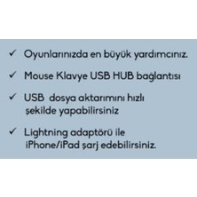 Concord Lightning To USB Çevirici Otg USB Kamera Adaptörü