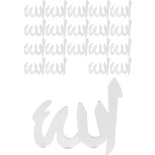 Kına Atölyesi 20 Adet Karışık Pleksi Harfler Gümüş 3 cm