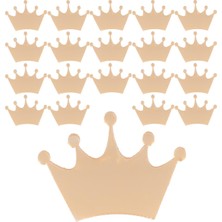 Kına Atölyesi 20 Adet Karışık Pleksi Harf 4cm Gold