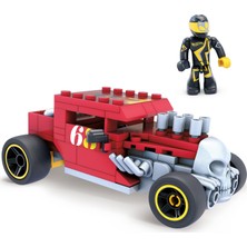 Mega Construx Hot Wheels Blok Araçlar Serisi, Bone Shaker, 5 Yaş Ve Üzeri İçin İdeal Yapı Oyuncakları GVM29