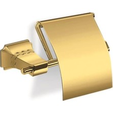 Arçe Mesa Teknik Karlim Phaselis Serisi Kapaklı Tuvalet Kağıtlık Gold