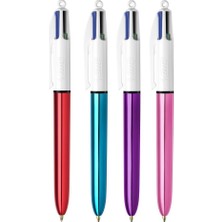 Bic 4 Colours Shine  Tükenmez Kalem 4'lü